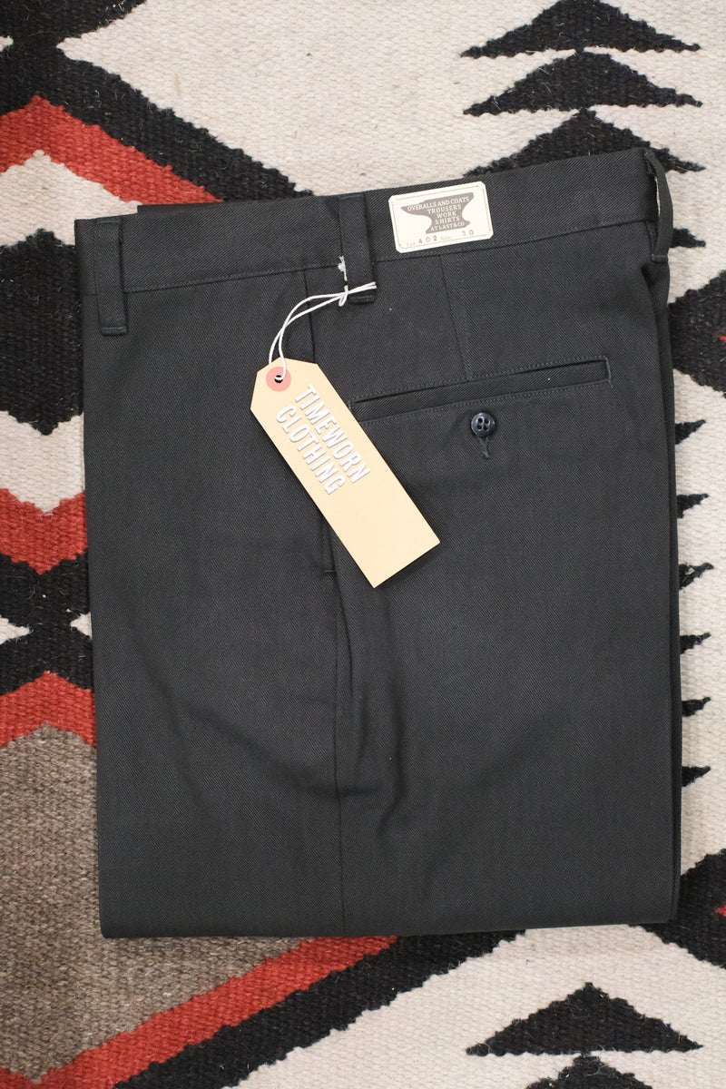 極美品 TIMEWORN CLOTHING WORK TROUSERS W30 At Last & Co. Lot 402 Heavy Twill Work Trousers 2025FW – BROGUE