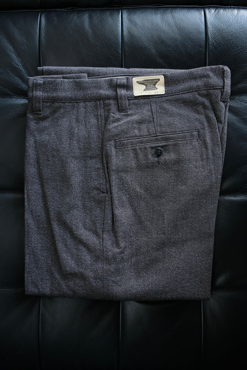 At Last & Co. Lot 403 Black Salt Pepper Work Trousers – BROGUE