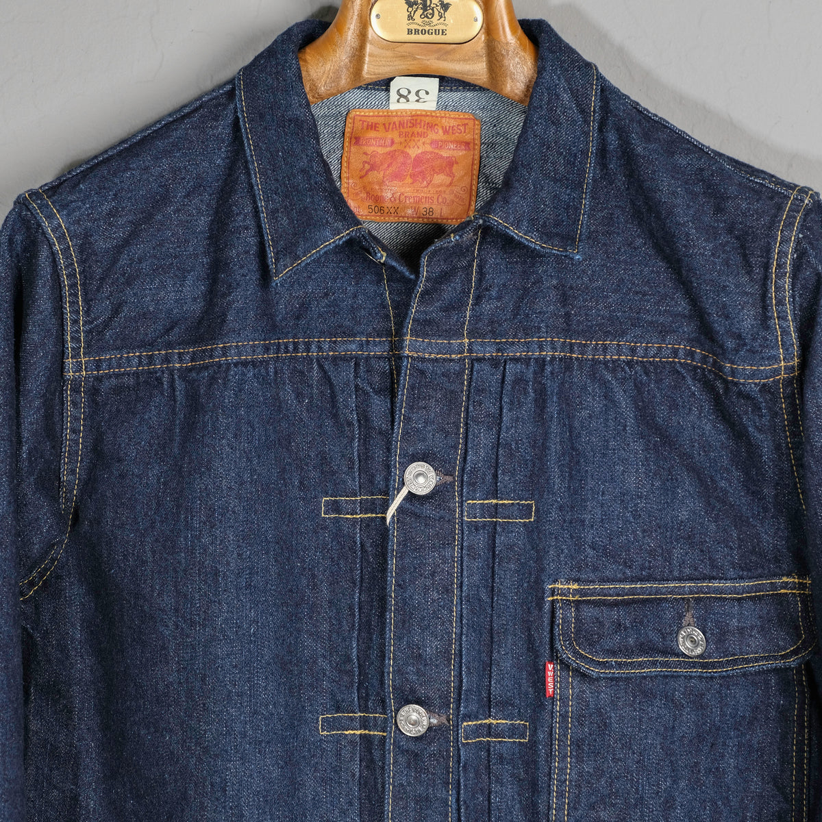 Freewheelers Lot 506XX Denim Jacket 1946-1947 Model – BROGUE