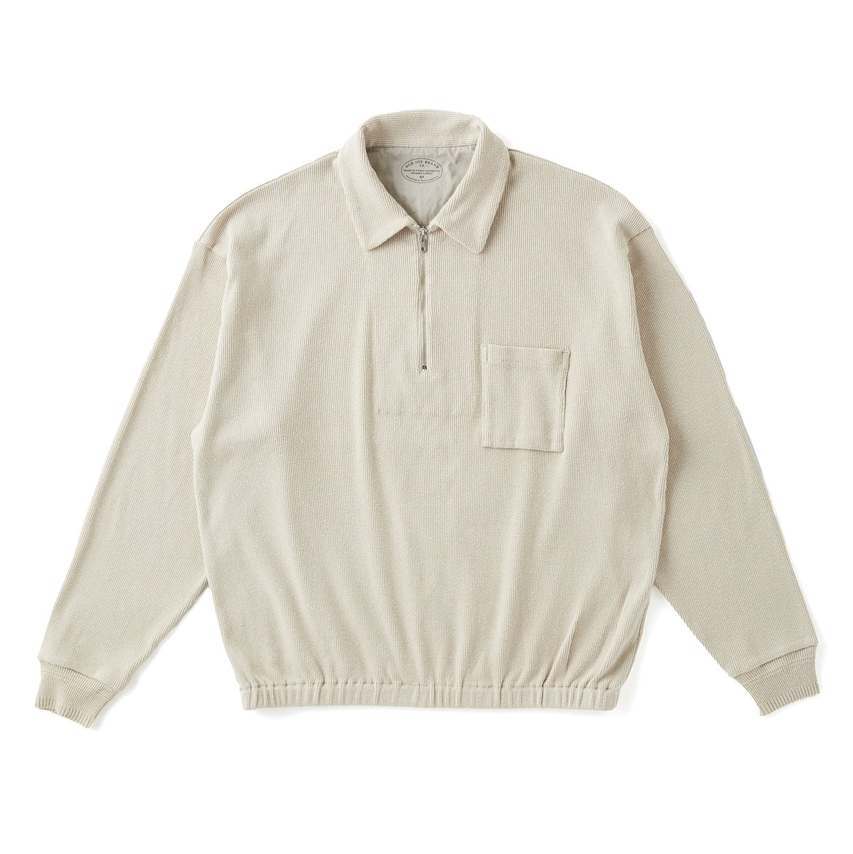 Old Joe - Quarter Zip Silk Nepp Ribbed Shirt – BROGUE