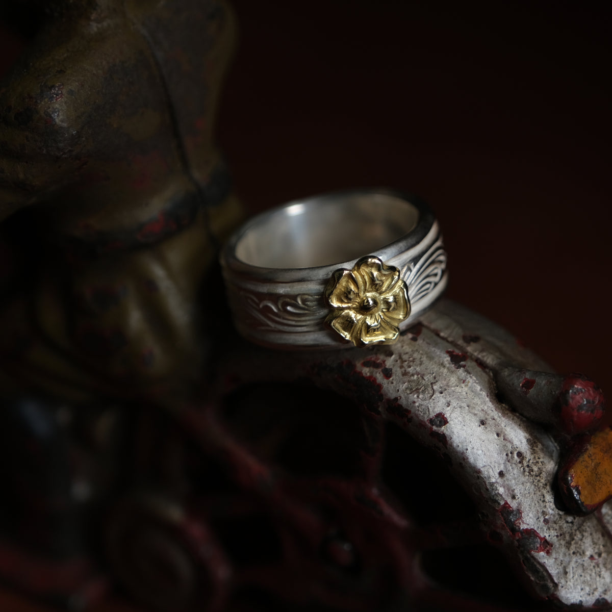 Larry Smith Karakusa 18k Rose Ring – BROGUE