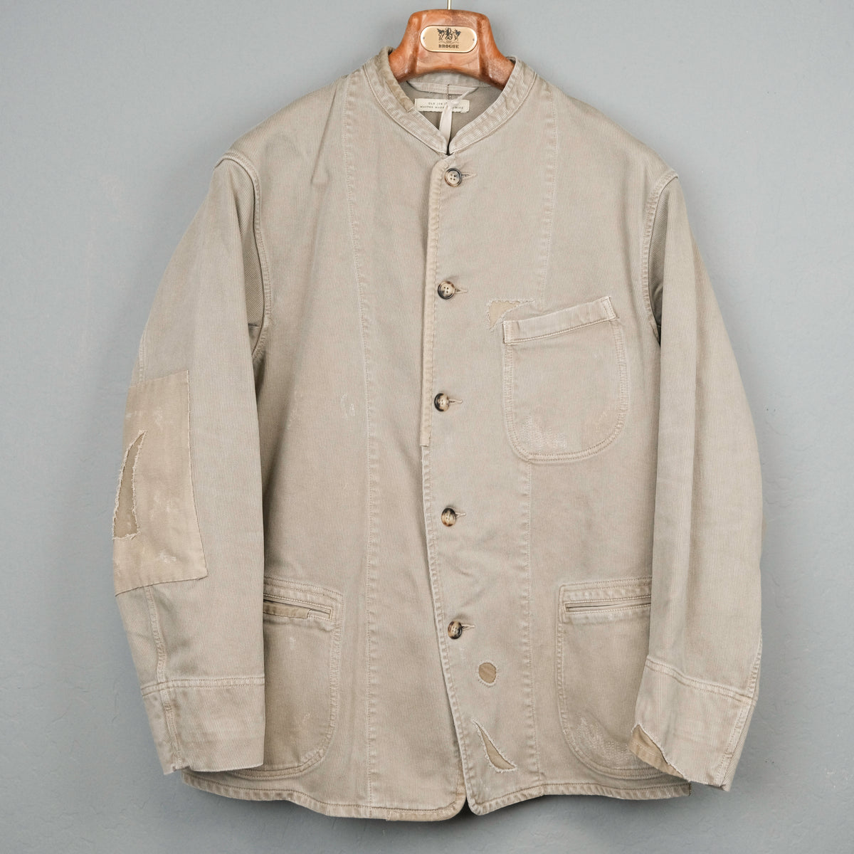 Old Joe   Stand Collar Rover Jacket Scar Face