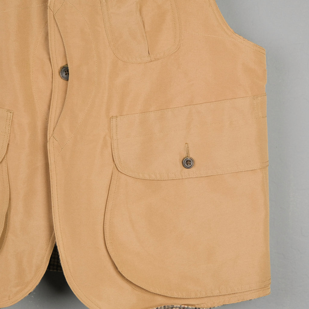 Old Joe Cashmere Melton Game-Keeper Reversible Vest