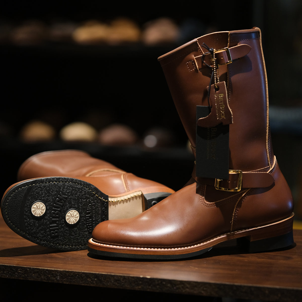 Attractions - Biltbuck Lot 269SP Steerhide Engineer Boot – BROGUE