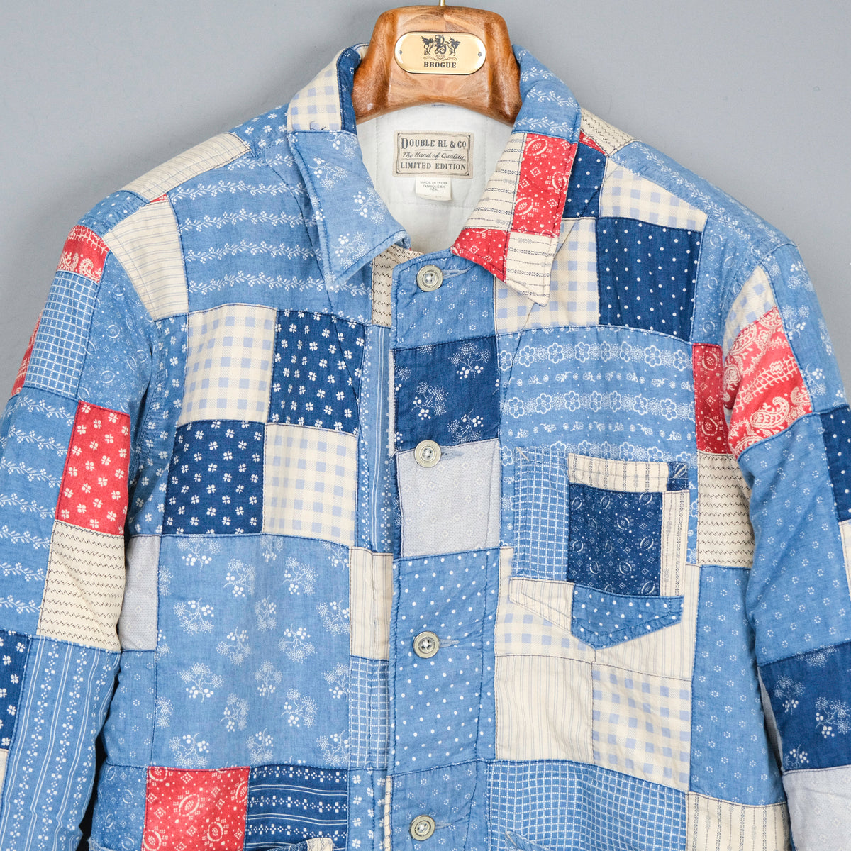 RRL Limited-Edition Patchwork Shirt Jacket – BROGUE