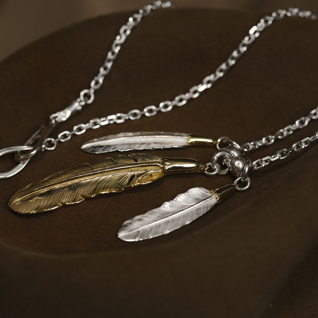 Larry Smith Feather Necklace