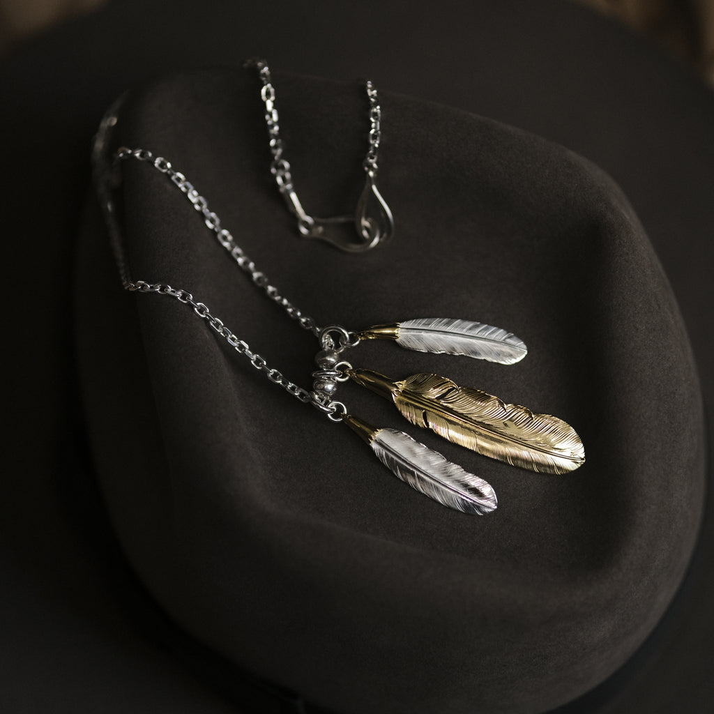 Larry Smith Feather Necklace