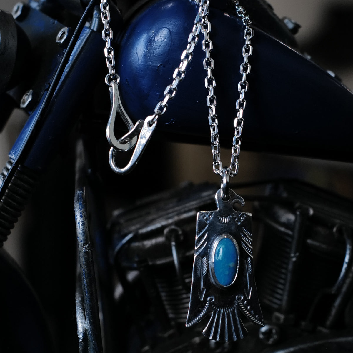 Larry Smith Resting Thunderbird Necklace – BROGUE