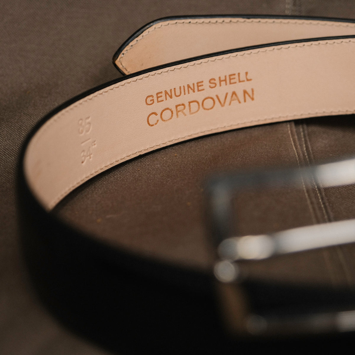 Kreis Black Shell Cordovan Belt – BROGUE