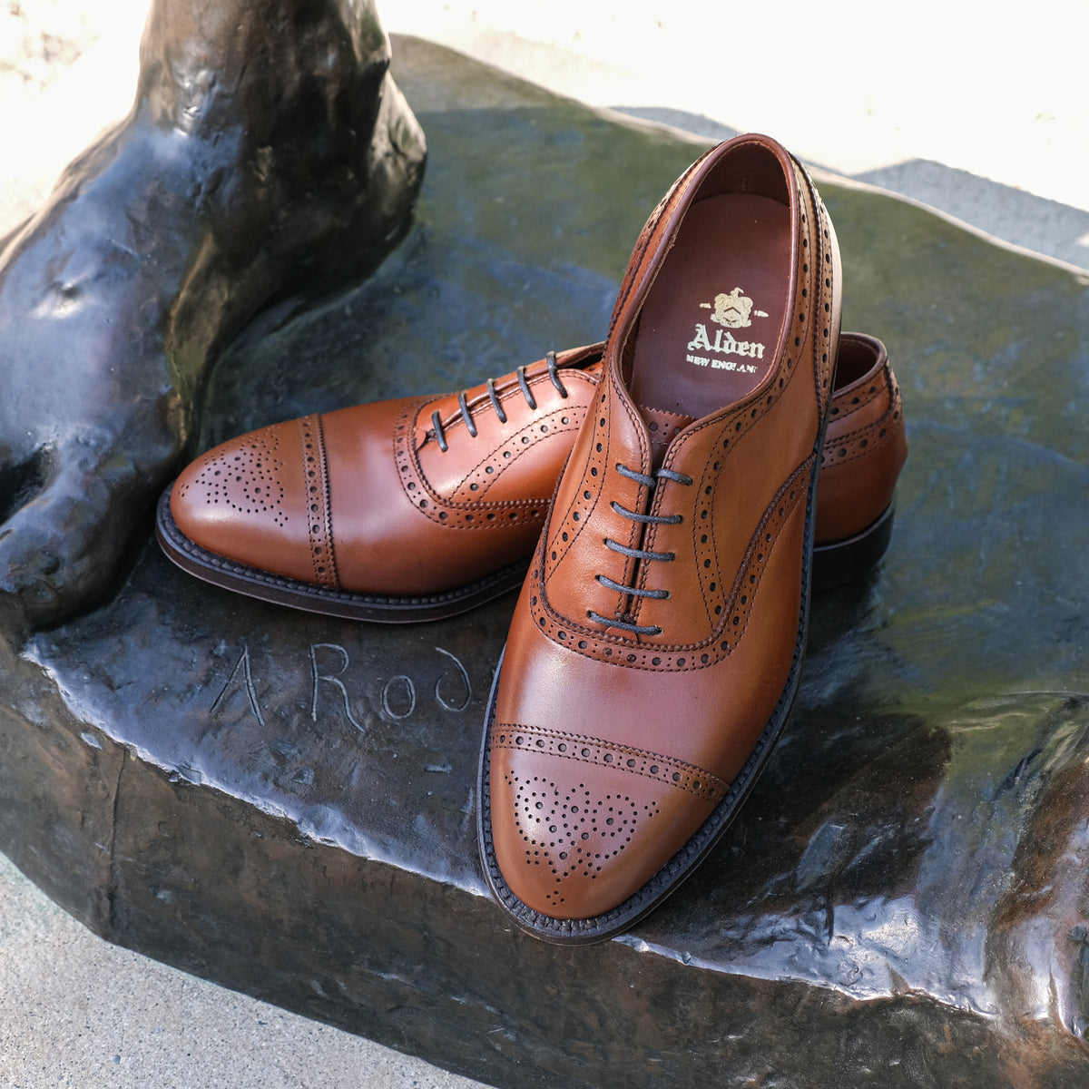 Alden Medallion Tip Bal – BROGUE