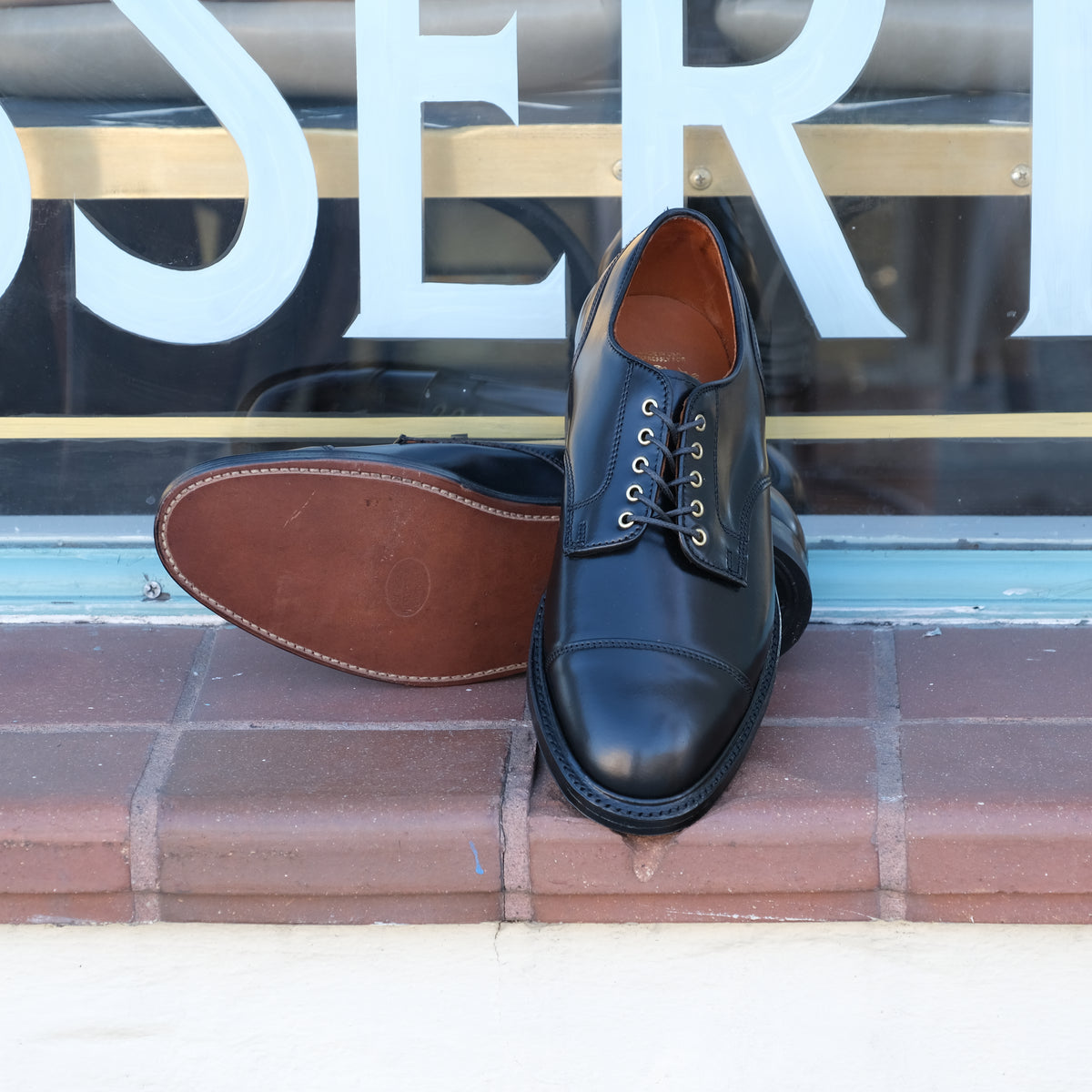 【HARVIE】ALDEN54321Algonquin Ox Engineered Garments x Alden - Algonquin Blucher - Black