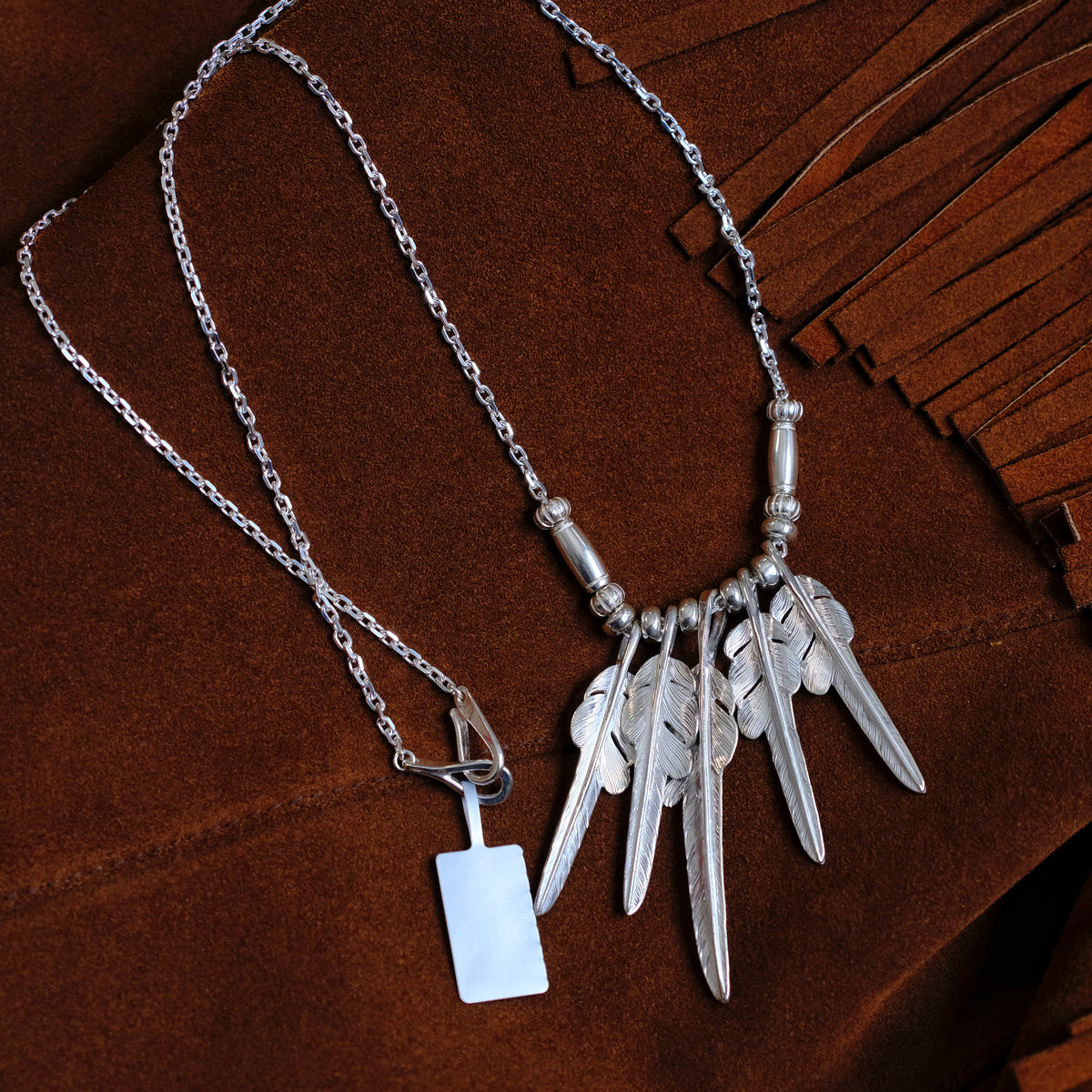 Larry Smith Kazekiri 5 - Feather Necklace – BROGUE