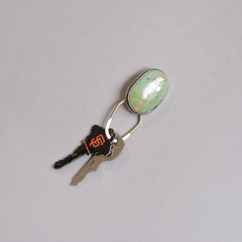 Navajo Turquoise Sterling Silver Key Chain