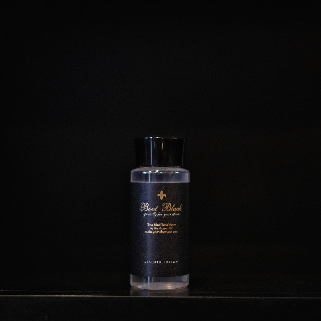 Boot Black Leather Lotion