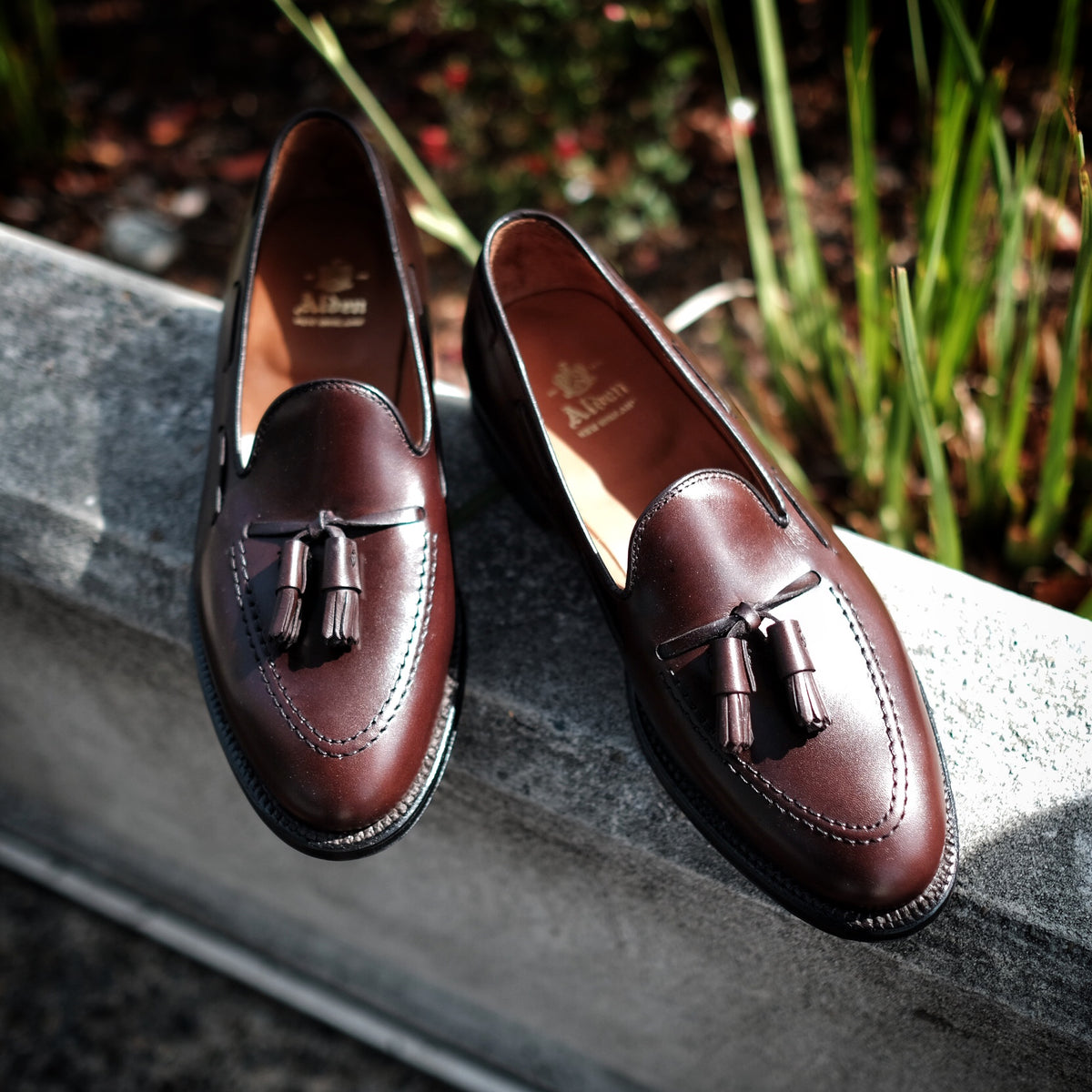 【極上品】ALDEN TASSEL LOAFERS BROWNCALF 6H Alden Original Tassel Moccasin (Dark Brown) – BROGUE