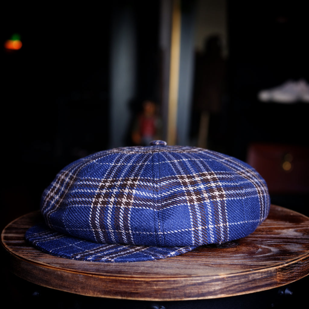 Cappellificio Biellese Wool/Linen Checks Cougan Hat