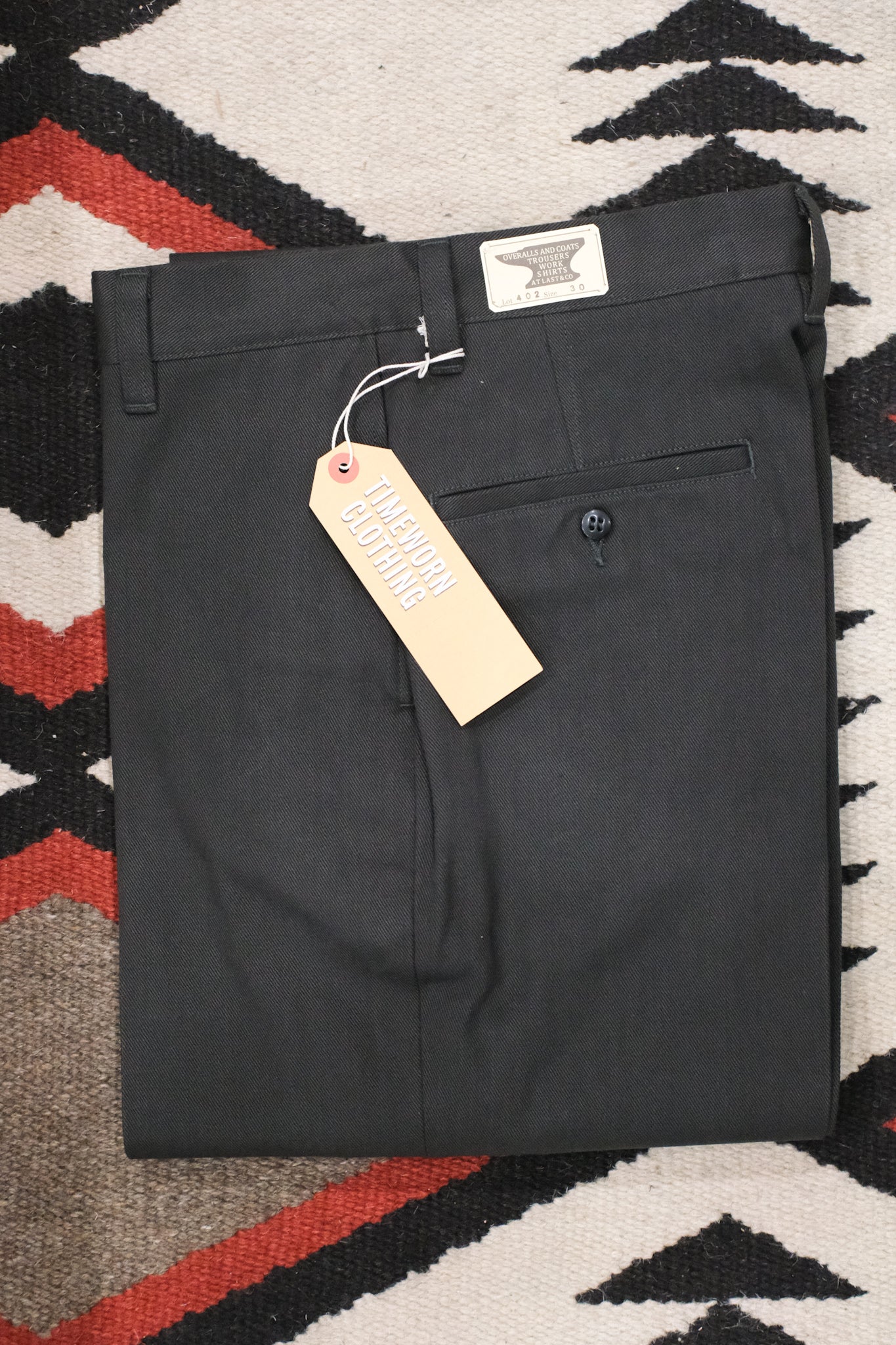 Timeworn Clothing AT LAST タイ&チーフ TIMEWORN CLOTHING The new At Last & Co. blue check wool shirt, the