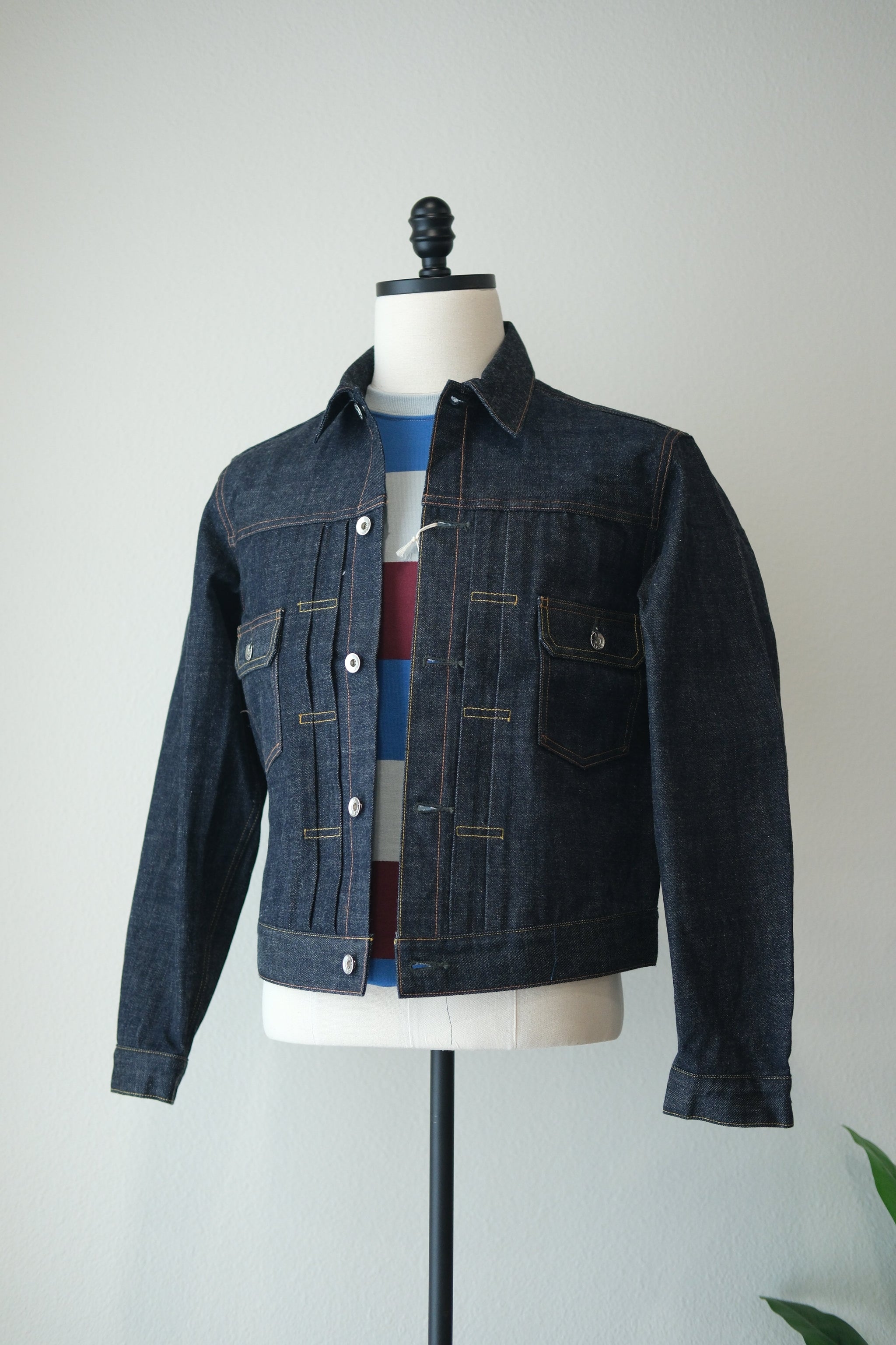 ジャケット・アウター atlast&co DENIM JACKET 215J size 42 At Last & Co. Lot 215J Denim Jacket – BROGUE
