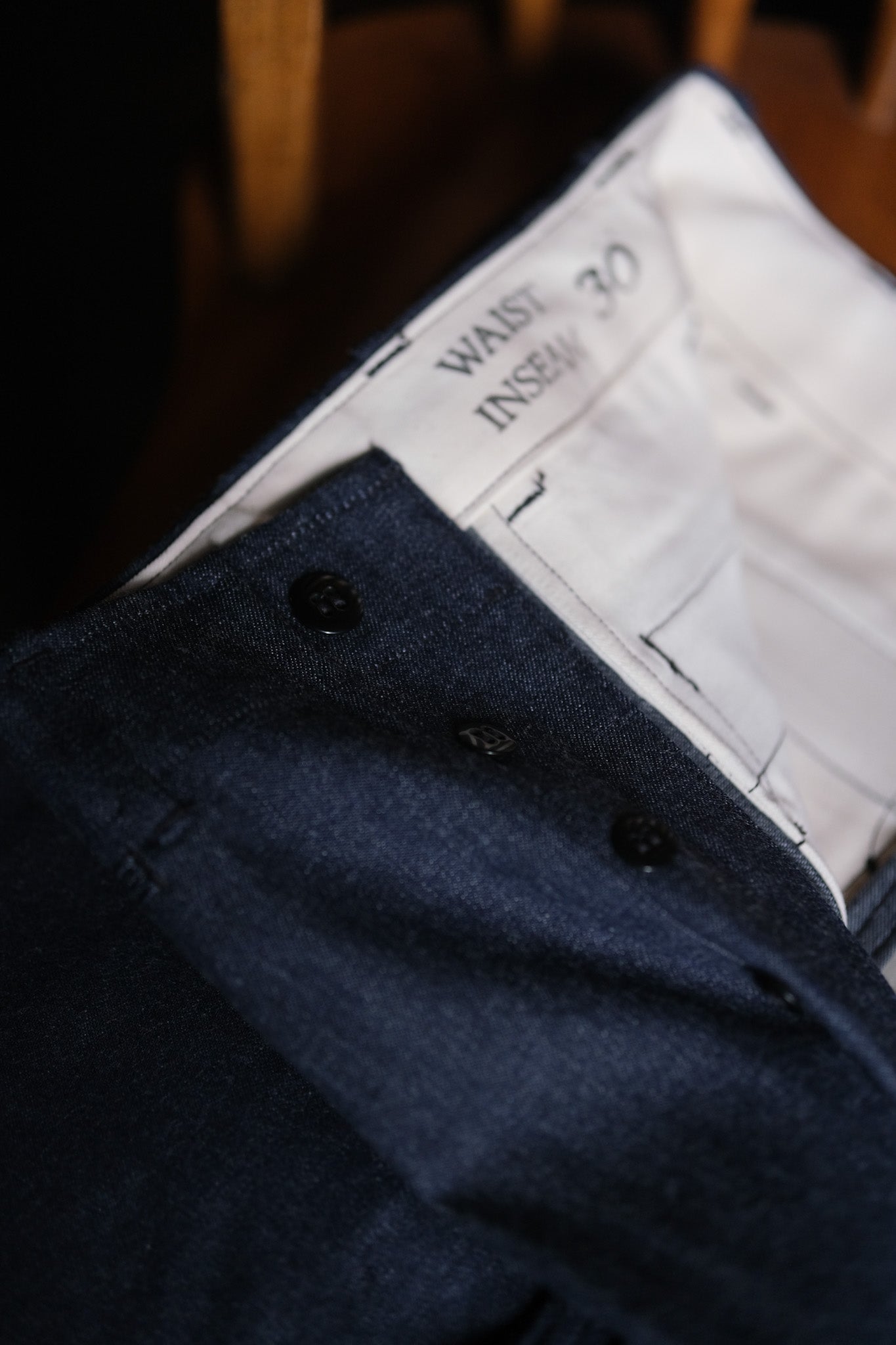 At Last & Co. Denim Trousers – BROGUE