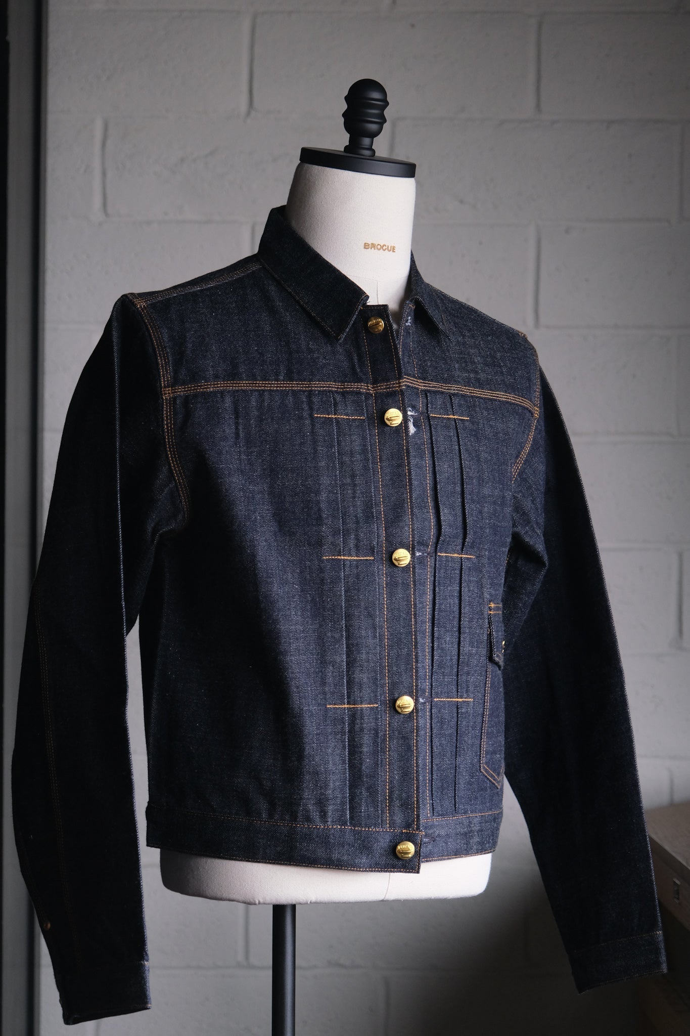 トップス AT LAST & CO HOUNDSTOOTH VEST&PANTS At Last & Co. Lot 163J Denim Jacket – BROGUE