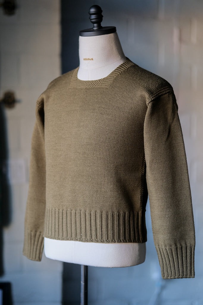 24ss butcher products ニット Butcher Products Red Cross Sweater Olive – BROGUE