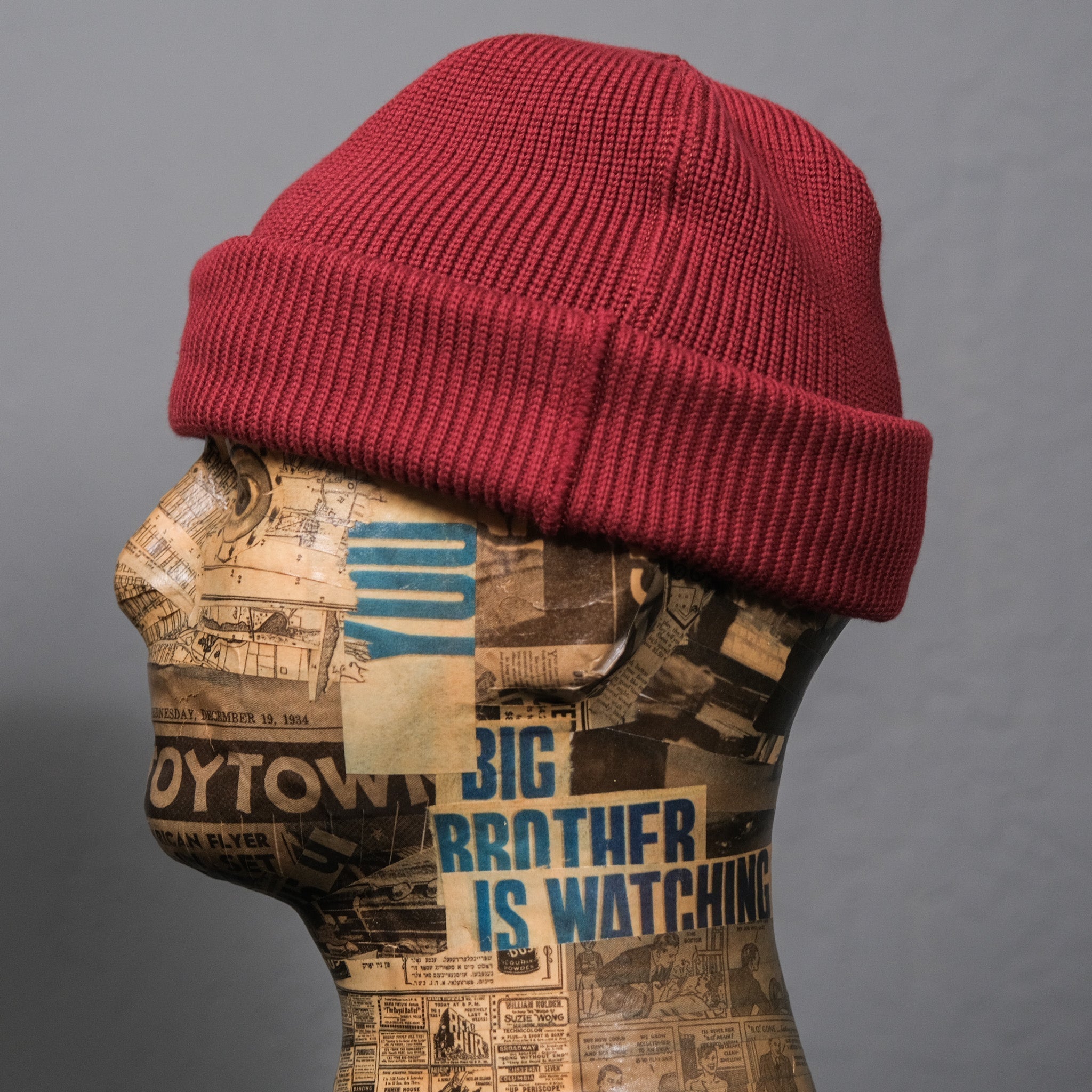 帽子 TIMEWORN CLOTHING COTTON KNIT CAP RED TIMEWORN CLOTHING COTTON KNIT CAP RED ATLAST&CO BUTCHER PRODUCTS