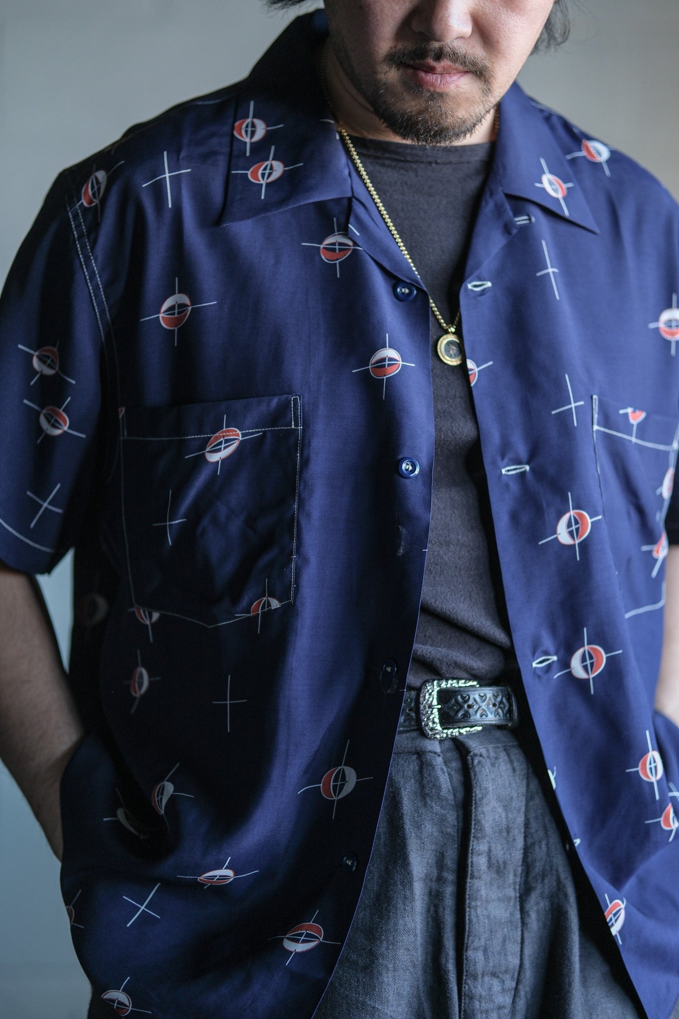 トップス Butcher Products Java rayon shirt LS 14H Butcher Products Java rayon shirt LS 14H Buy Stylish Rayon