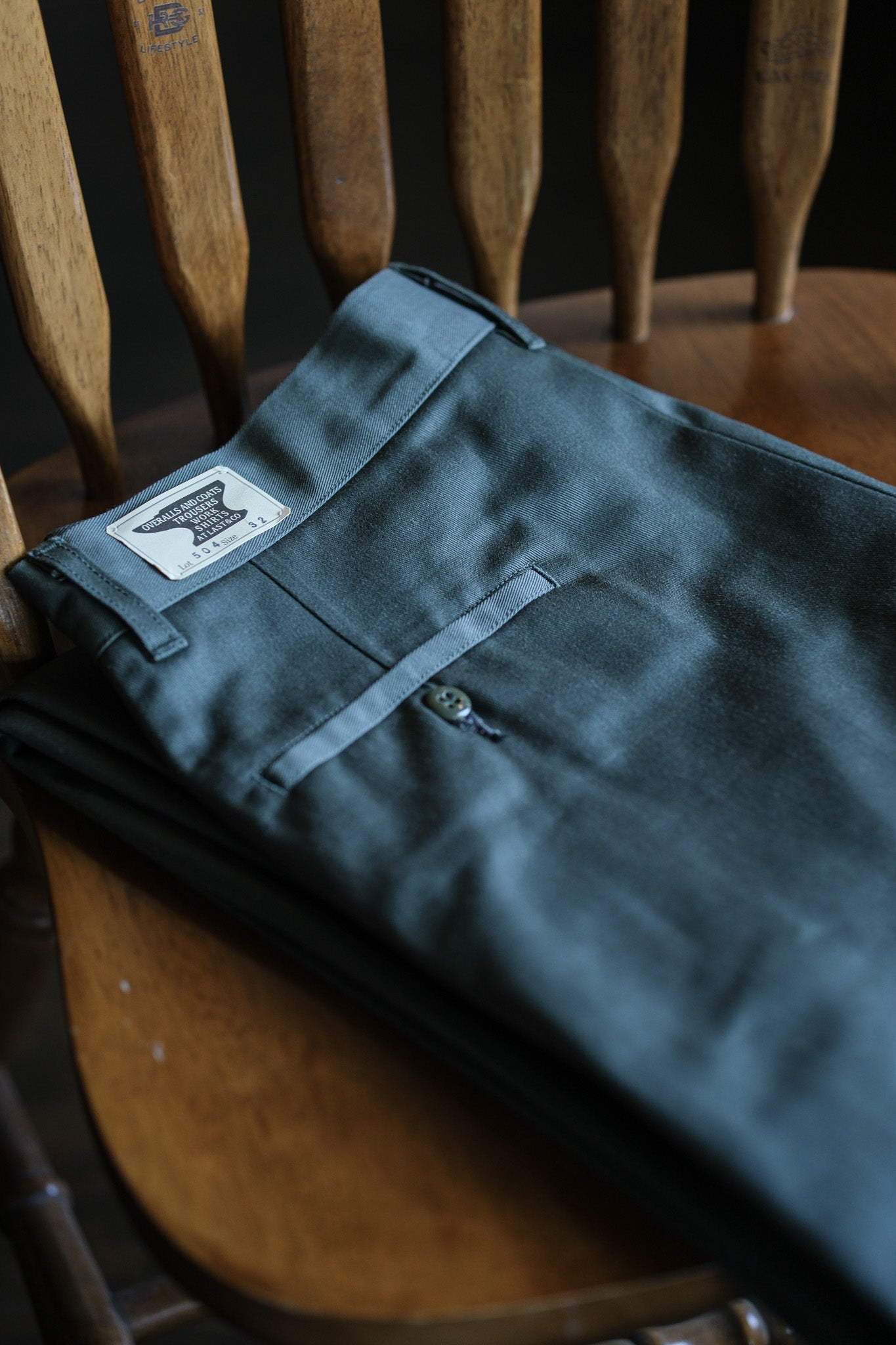 atlast&co DENIME TROUSERS サイズ32 atlast&co DENIME TROUSERS サイズ32 Size【32】 At Last ＆ Co