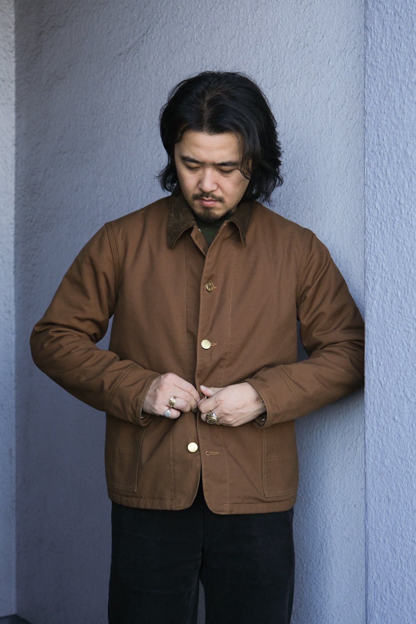 At Last & Co. Lot 757 Blanket Lined Chore Jacket – BROGUE