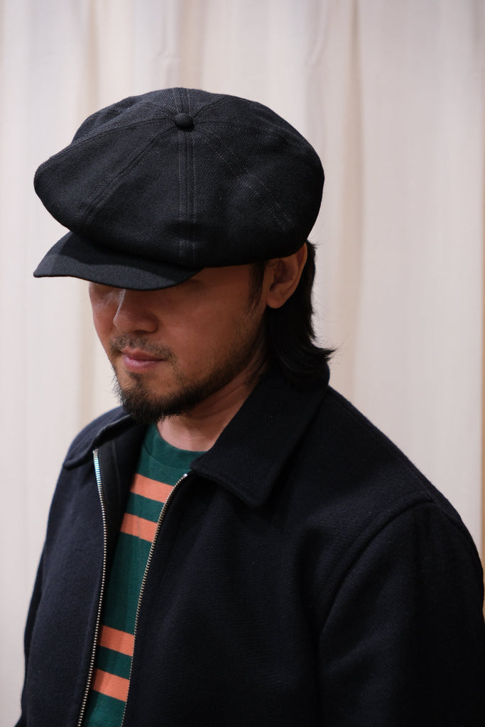 At Last & Co. Black Wool Cap
