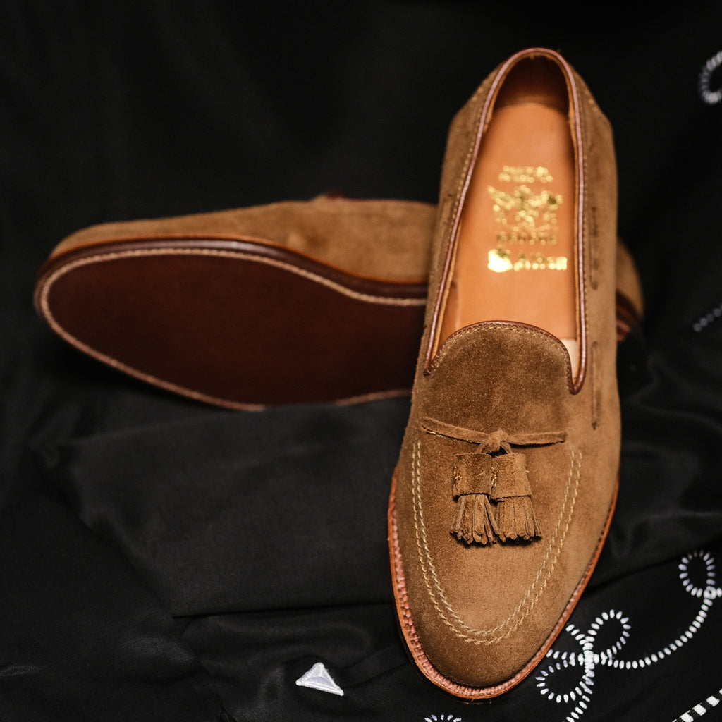 Alden x Brogue Unlined "Marcello" Tassel Loafer