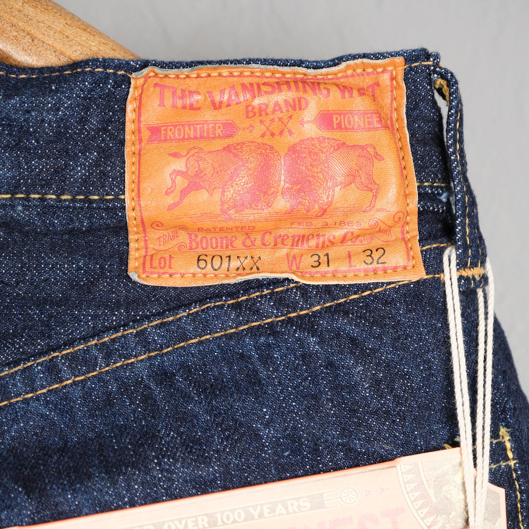 FREEWHEELERS VANISHING WEST 601XX W33 美品 Freewheelers - The Vanishing West Lot-601XX Denim 1947 Model