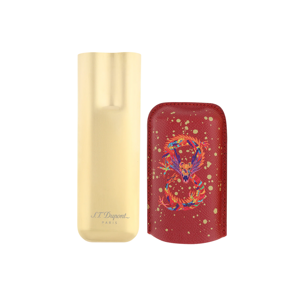 S.T. Dupont Year of the Dragon Double Cigar Case