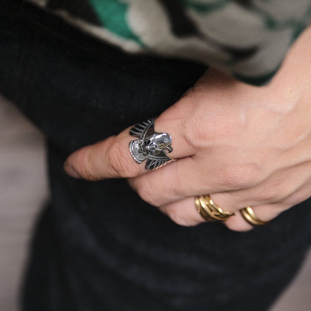 Larry Smith Thunderbird Ring
