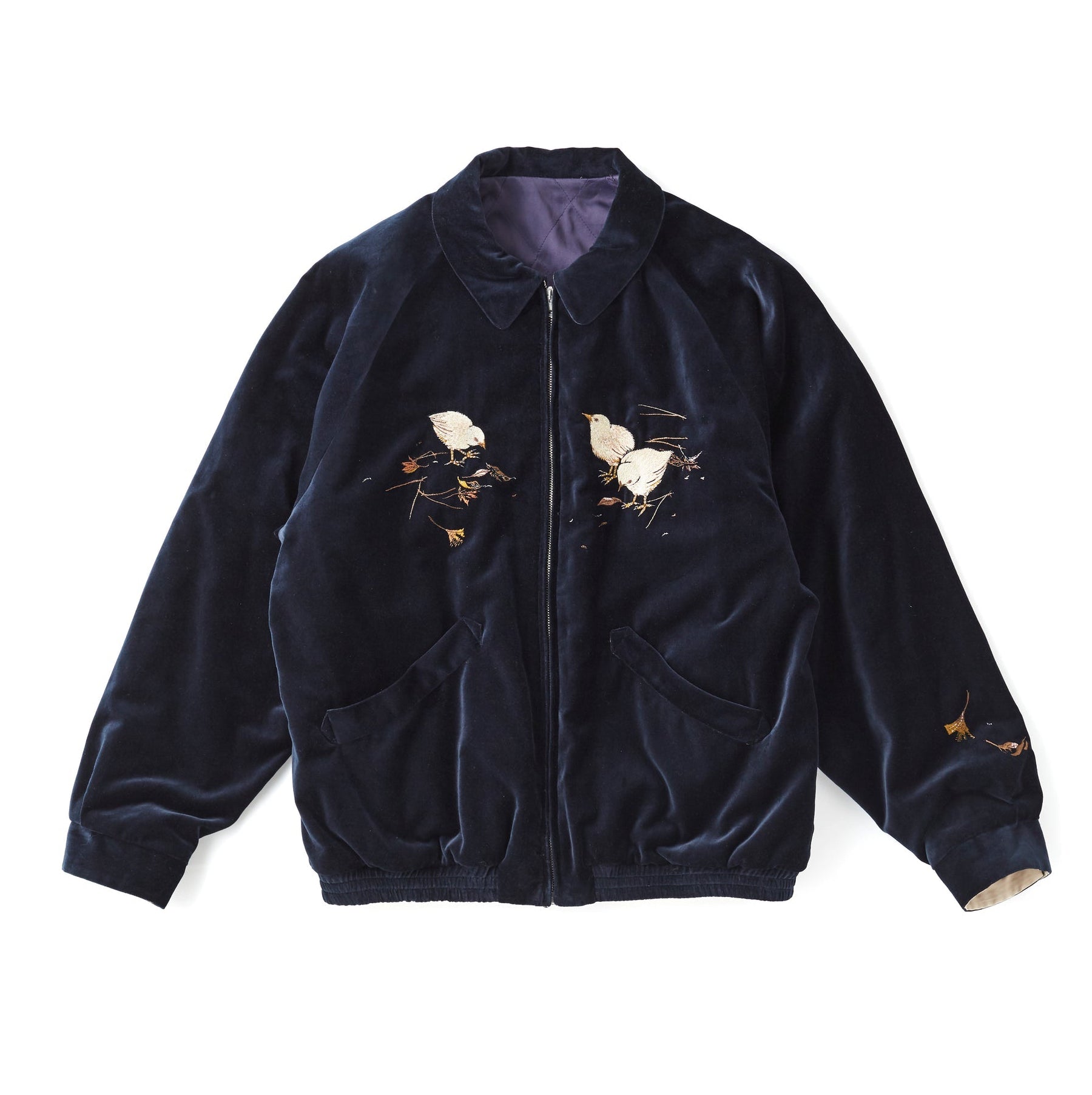 Old Joe - Stunning Velvet Souvenir Jacket ( Niwatori to Hiyoko