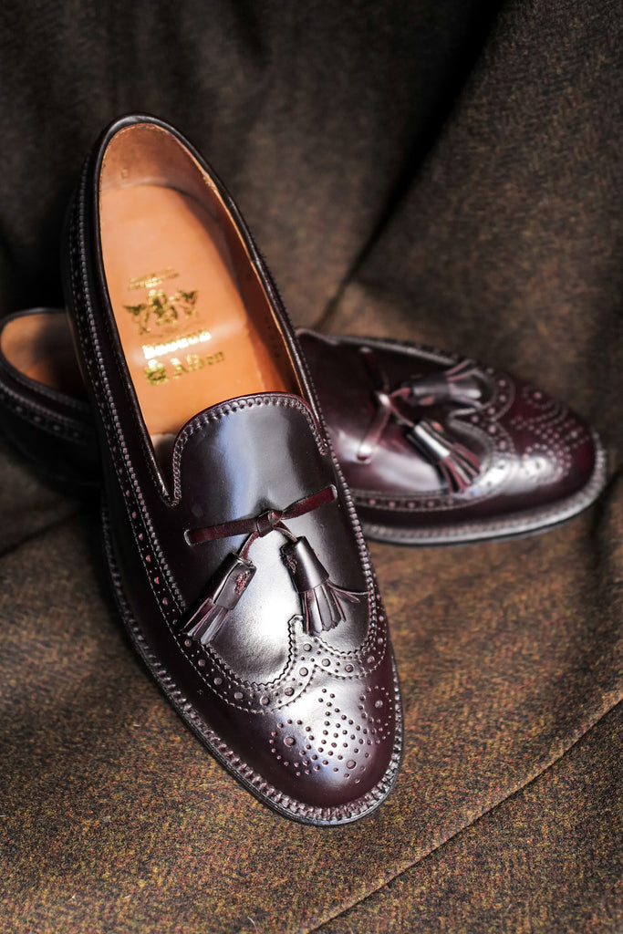 Alden x Brogue Byron Long Wing Tassel Loafer