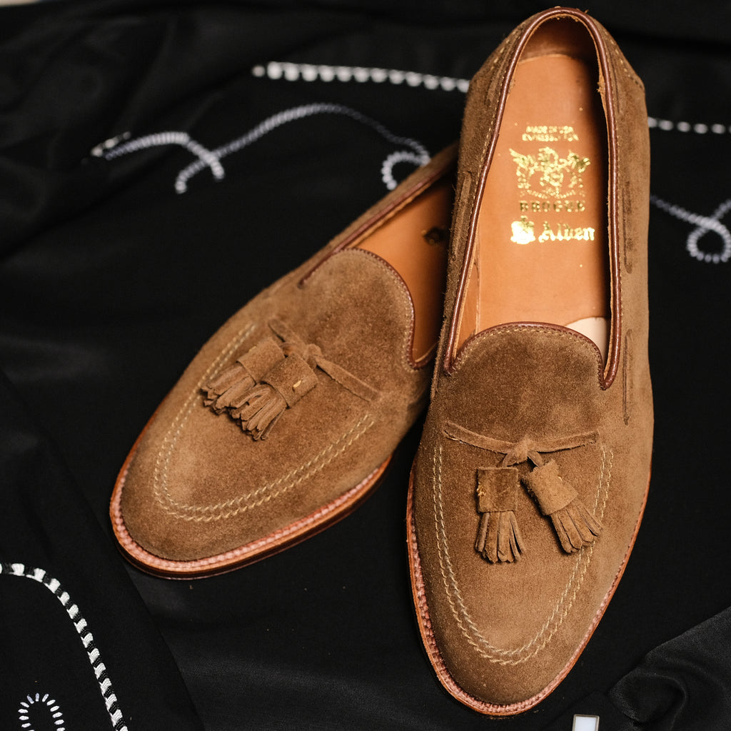 Alden x Brogue Unlined "Marcello" Tassel Loafer