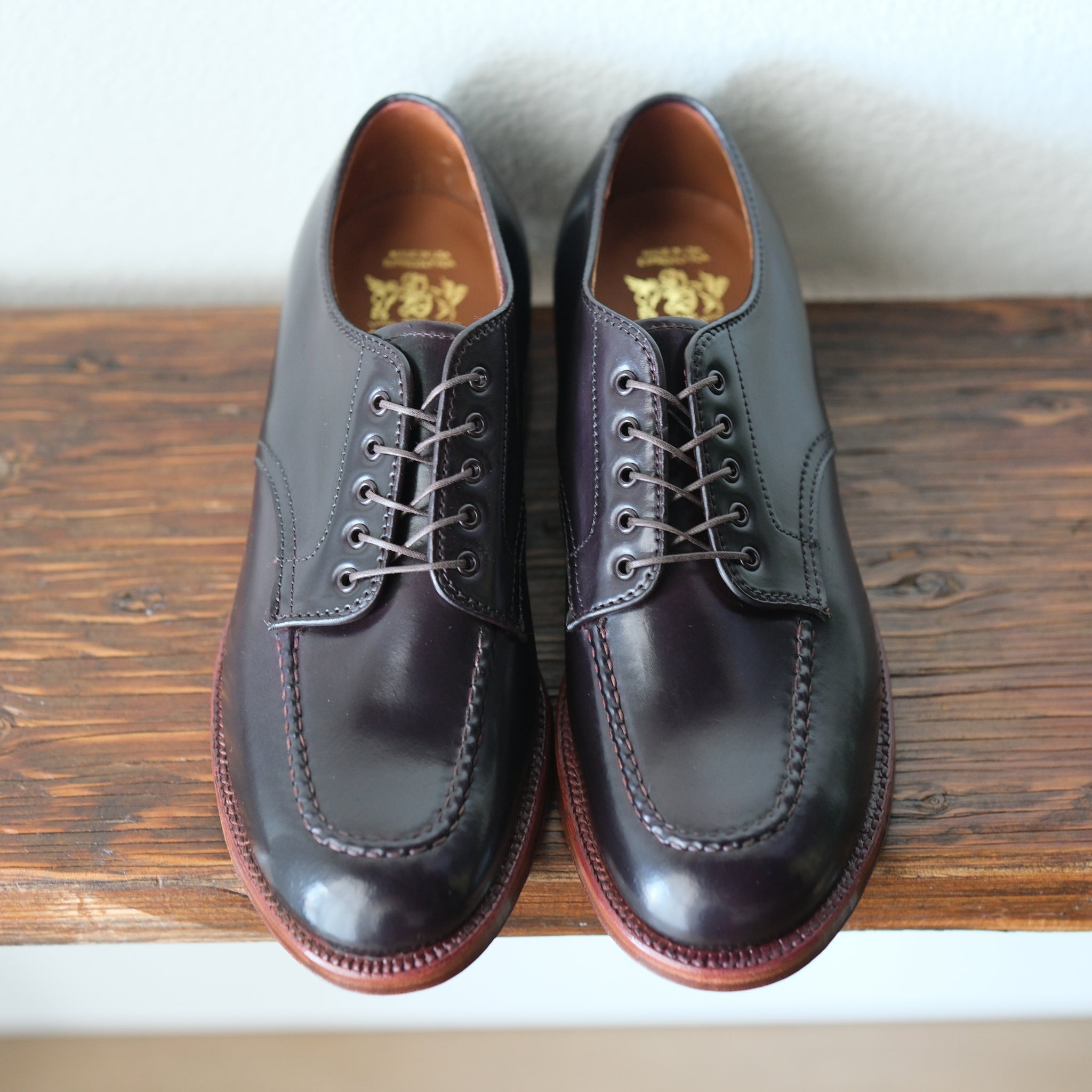 Alden 80’s-90’s 555 POSTMAN Alden x Brogue Postman U-Tip Blucher – BROGUE