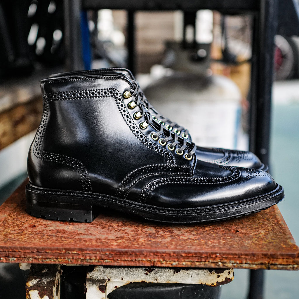 Alden x Brogue Wing Tip Boot