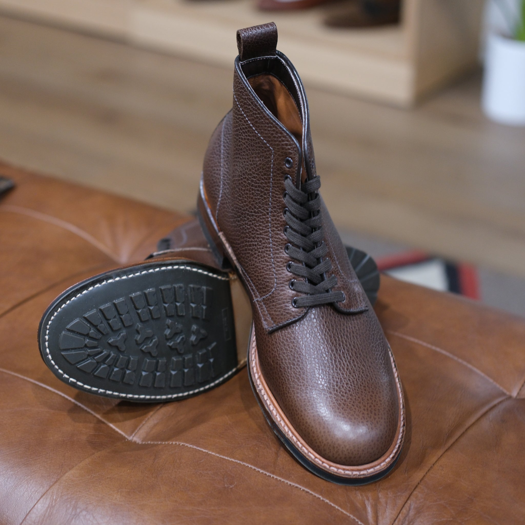 Alden x Brogue San Mateo Plain Toe Boot – BROGUE