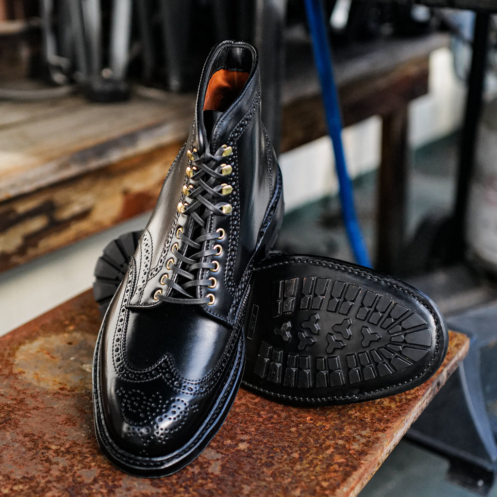 Alden x Brogue Wing Tip Boot