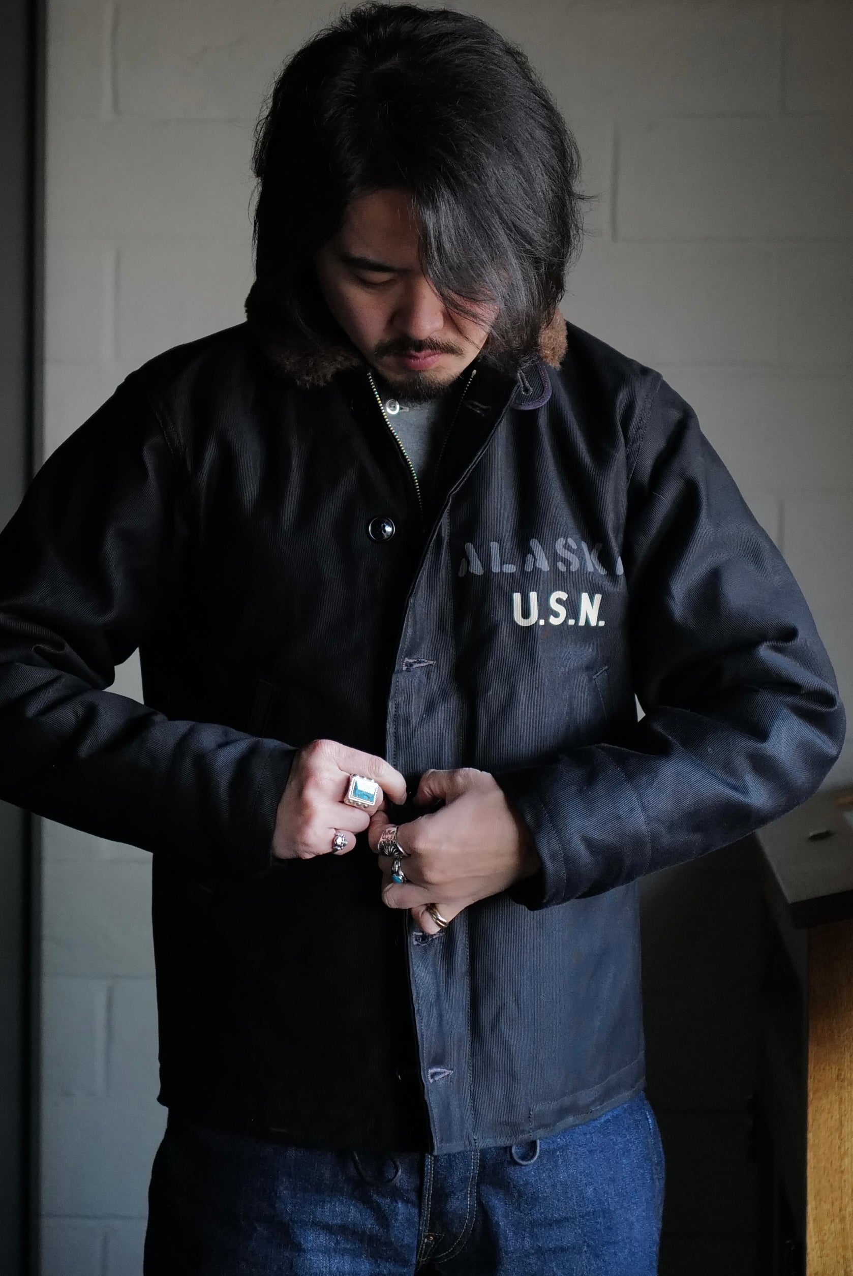 Freewheelers N-1 Deck Jacket – BROGUE