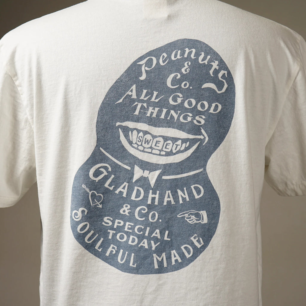 Glad Hand & Co x Peanuts & Co. Mr.Smiley T-Shirt