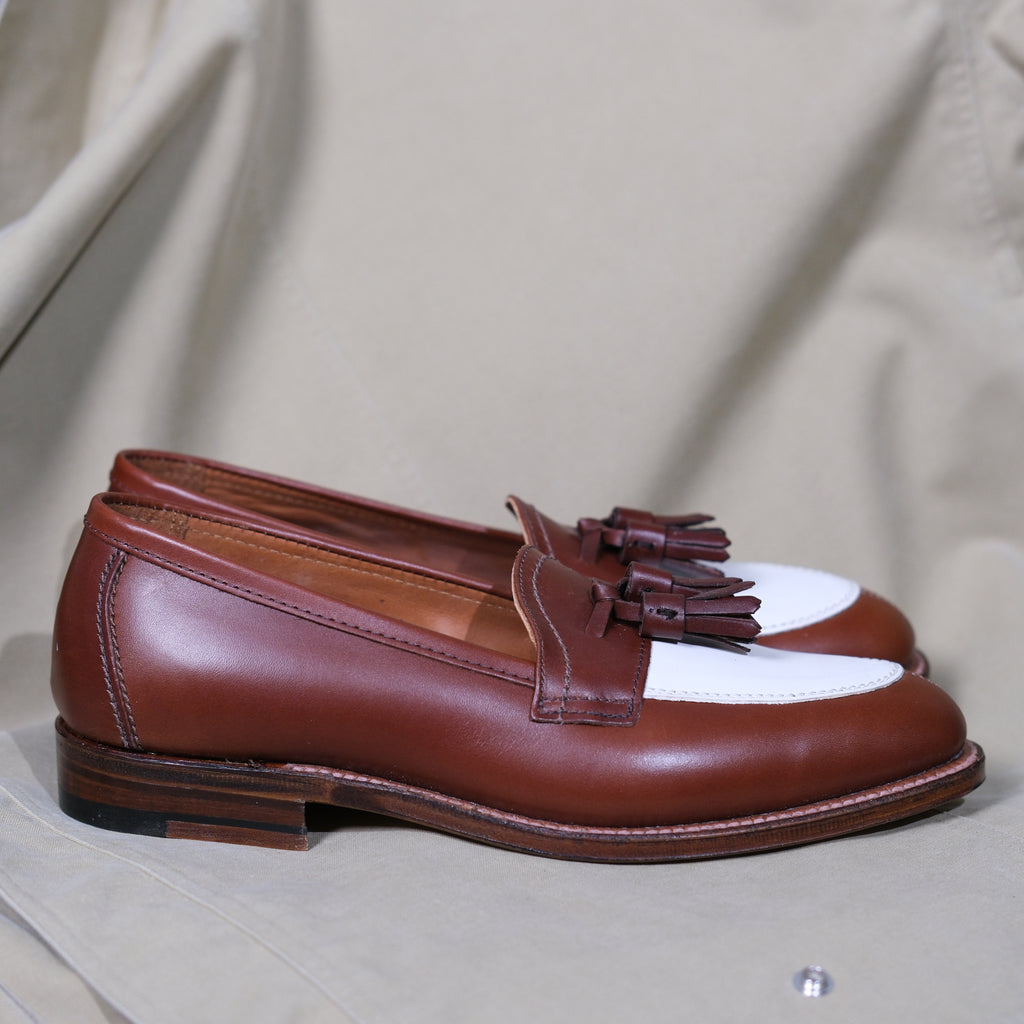 Alden x Brogue Peninsula Split Toe Tassel Loafer