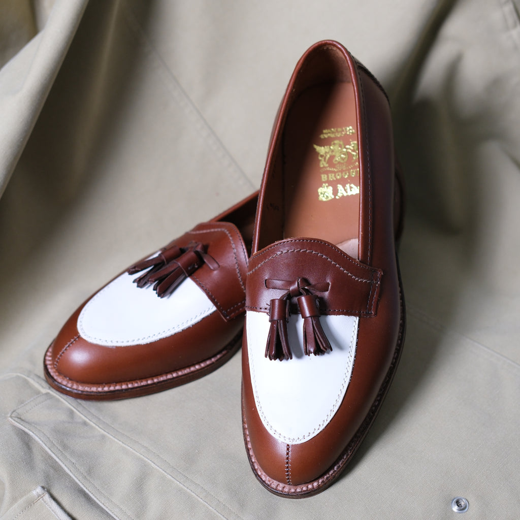 Alden x Brogue Peninsula Split Toe Tassel Loafer