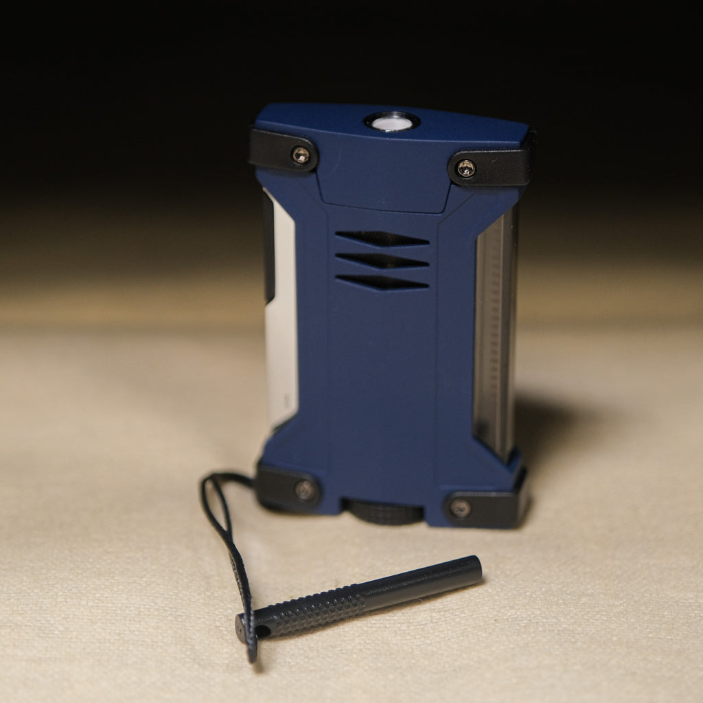 S.T. Dupont Defi Xtreme Soft Flame Lighter - Matte Blue