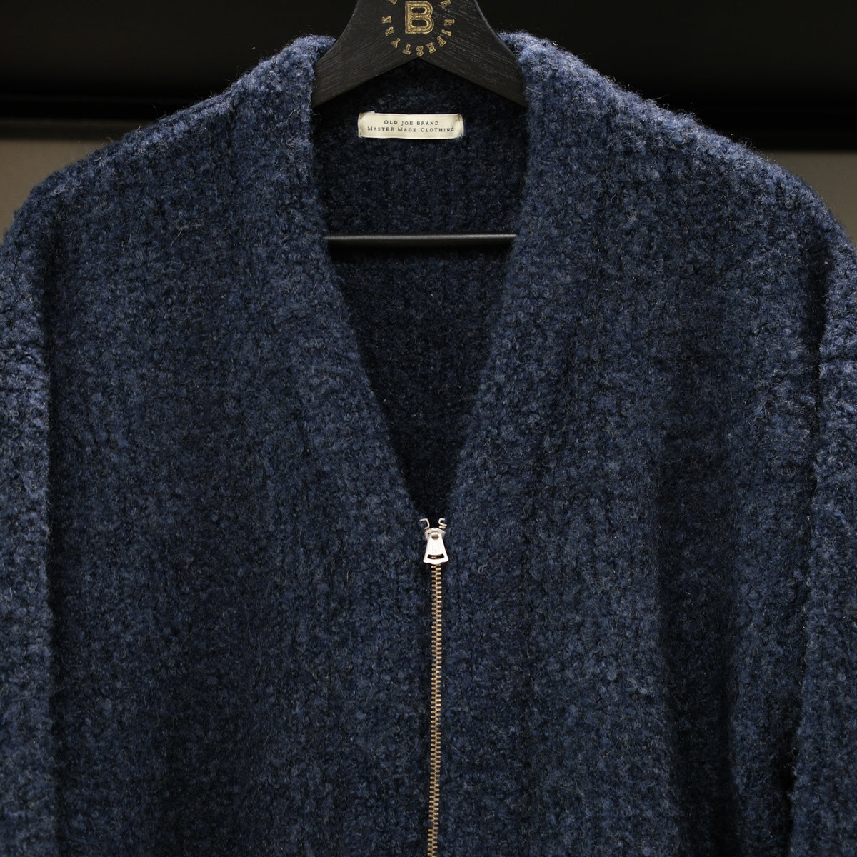 トップス OLD JOE 25AW BOUCLE ALPAKA ZIP CARDIGAN OLD JOE | BOUCLE ALPAKA ZIP CARDIGAN - RIZID