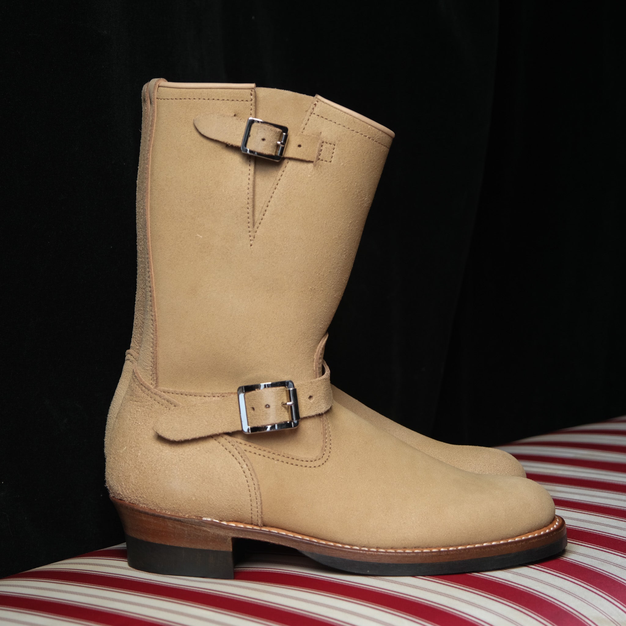 BILTBUCK】-Restock-Lot.708 Engineer Boots -Black Steerhide