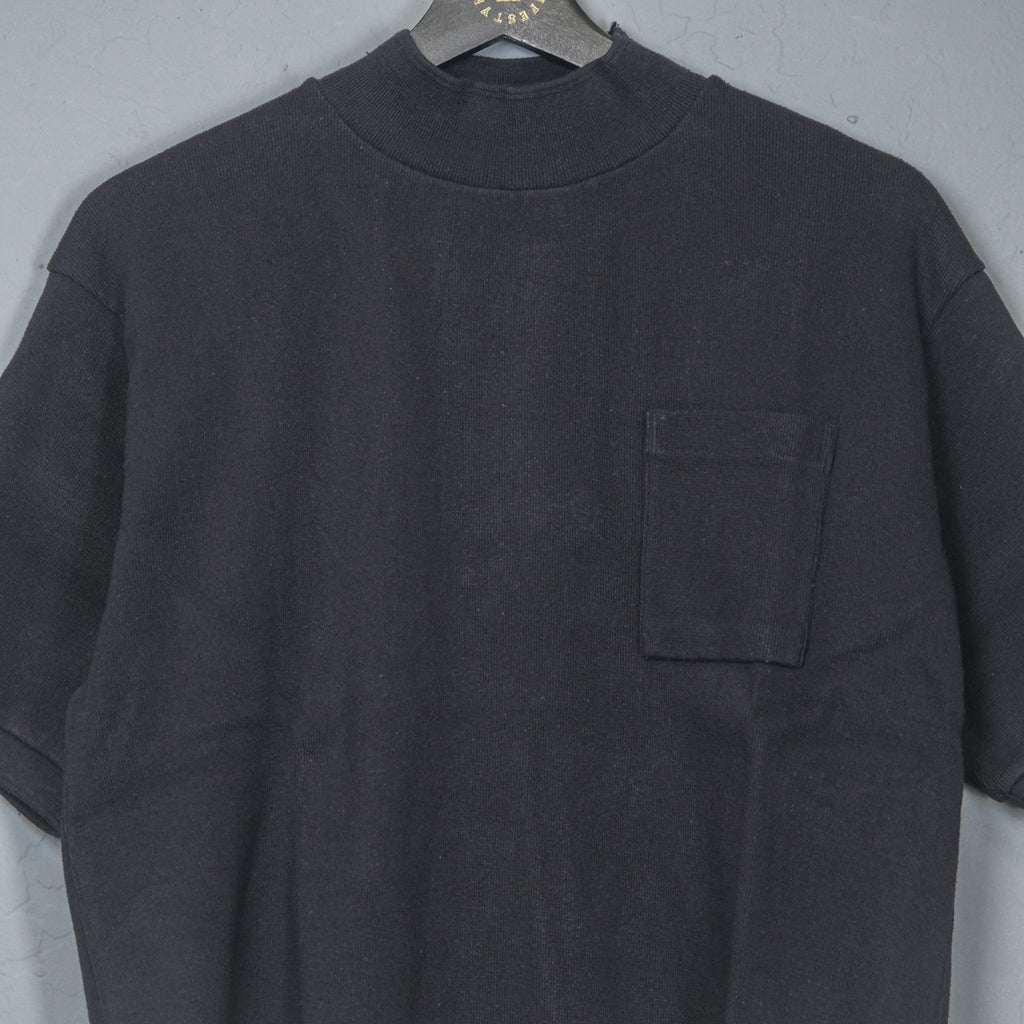 Old Joe Mock-Neck Nep Ribed Tops