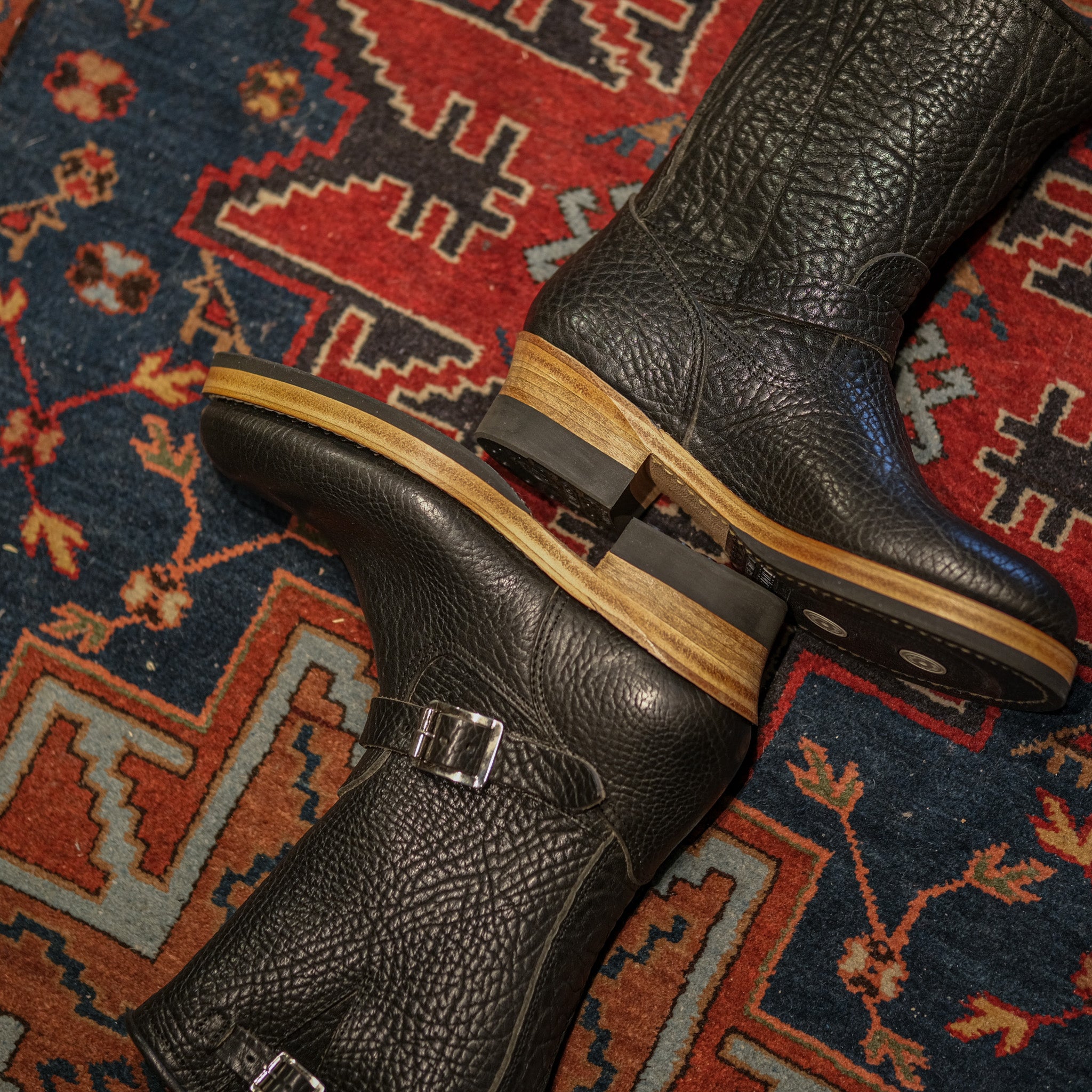 【BILTBUCK】Lot.708 Engineer Boots Attractions BILTBUCK Engineer Boots in Crust Horsebutt